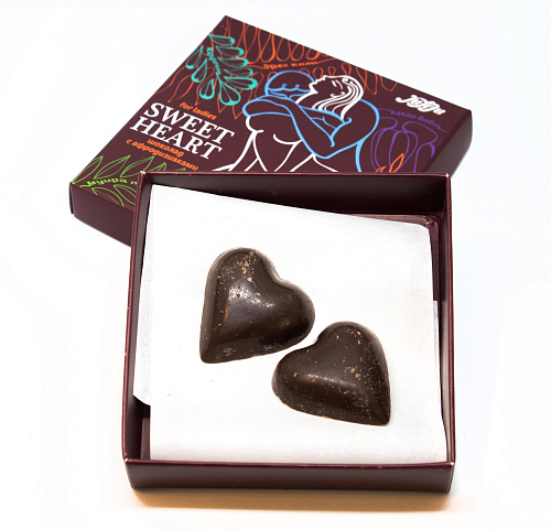 Возбуждающий шоколад для женщин JuLeJu Sweet Heart, 9 г