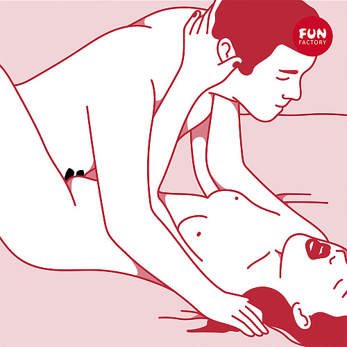 Эрекционное кольцо с&nbsp;вибрацией NOS Fun Factory, пурпурное