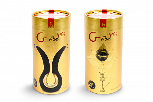 Gvibe Вибратор силиконовый Mini Gold 10.5 см