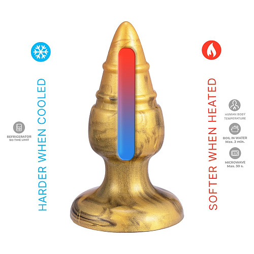 Анальный плаг SILEXD Fantasy Goldy