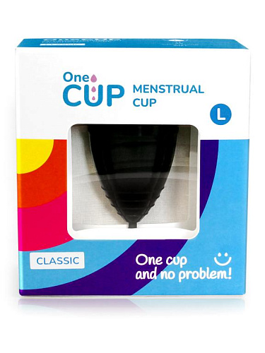 Менструальная чаша OneCUP Classic размер L, черная