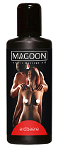 Эротическое массажное масло Magoon с ароматом клубники, 100 мл