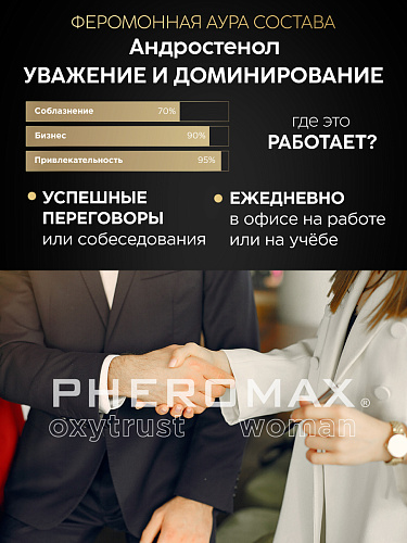 Женский спрей для тела с феромонами Pheromax woman mit Oxytrust, 1 мл