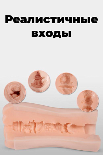 Реалистичная вагина с вибрацией и всасыванием Xise Beata-2