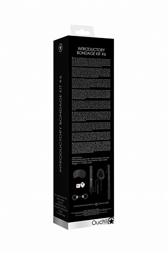 БДСМ-набор Introductory Bondage Kit №6, черный