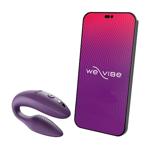 Вибромассажер с ДУ We-Vibe Sync 2, фиолетовый