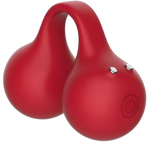 Клиторальный вибратор SVibe Twinn, красный