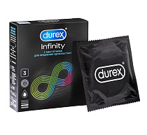 Продлевающие презервативы Durex Infinity, 3 шт