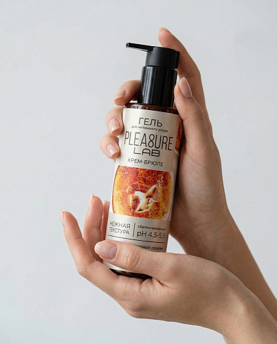 Съедобный лубрикант Pleasure Lab Крем-брюле, 185&nbsp;мл