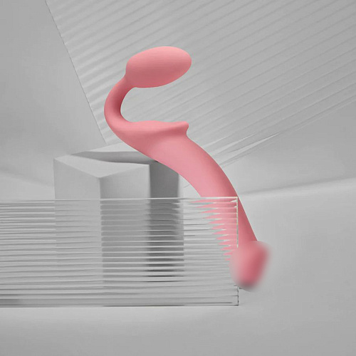 Гибкий страпон Strap-on-me Semi-Realiste BENDABLE ROSE, L