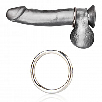 Стальное эрекционное кольцо BlueLine, диам. 5.5 см