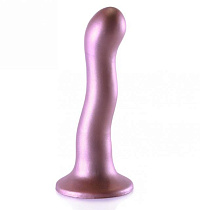 Фаллоимитатор для точки G на присоске Ouch! Ultra Soft, 18 см, розовый
