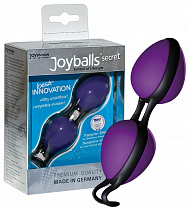 Большие вагинальные шарики со смещенным центром тяжести Joy Division Joyballs, фиолетовые