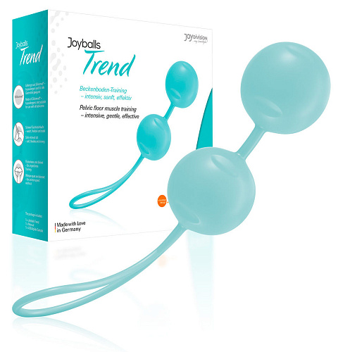 Вагинальные шарики Joyballs Trend, мятные матовые
