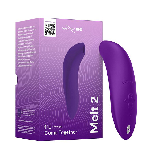 Стимулятор с ДУ We-Vibe Melt 2, фиолетовый