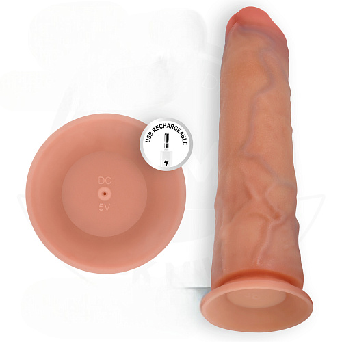 Реалистичный фаллоимитатор на&nbsp;пульте Cock Miller 21.5&nbsp;см