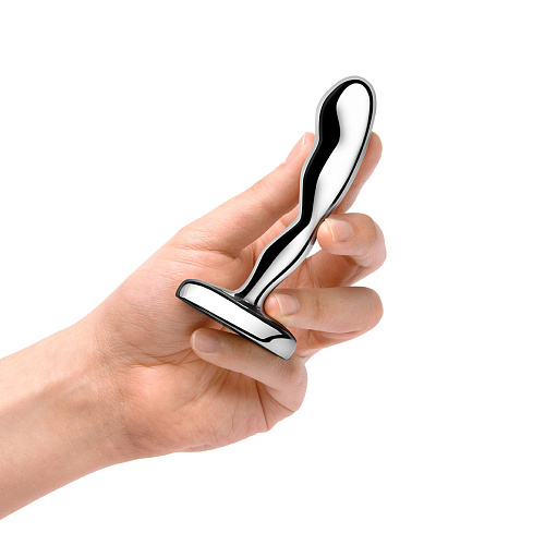 Стальной анальный стимулятор Stainless Steel Prostate Plug
