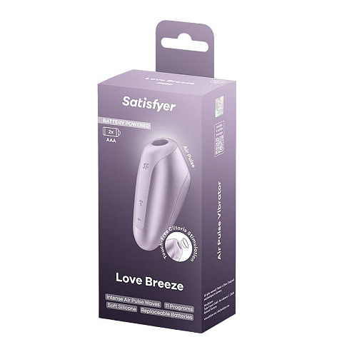 Вакуумно-волновой стимулятор Satisfyer Love Breeze на&nbsp;батарейках