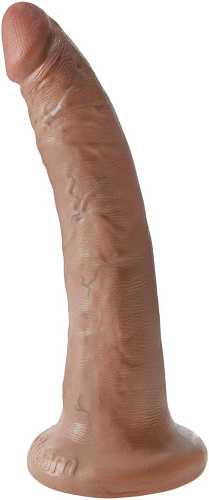 Реалистик Pipedream King Cock 7, 17&nbsp;см, коричневый