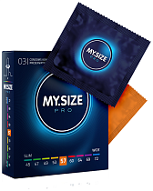 Презервативы увеличенного размера MY.SIZE PRO 57*178, 3 шт