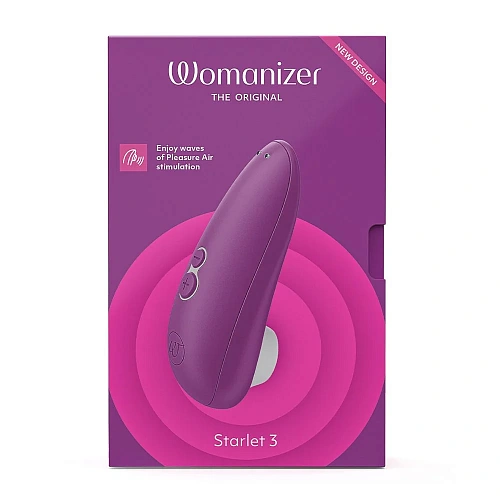 Вакуумный клиторальный стимулятор Womanizer Starlet 3, фиолетовый