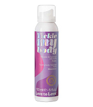 Хрустящая массажная пенка Love to Love Tickle My Body Клубника, 150 мл