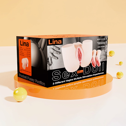 Мастурбатор-полуторс со&nbsp;сменными вставками Tantaly Lina