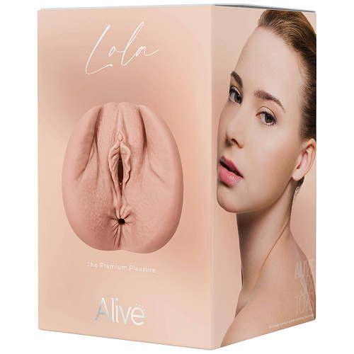 Реалистичный мастурбатор-вагина и анус Alive Lola