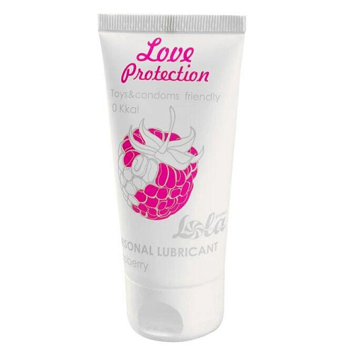 Оральный лубрикант Lola Games Love Protection Малина, 50 мл