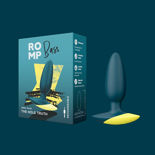 Вибрирующая анальная пробка Romp Bass