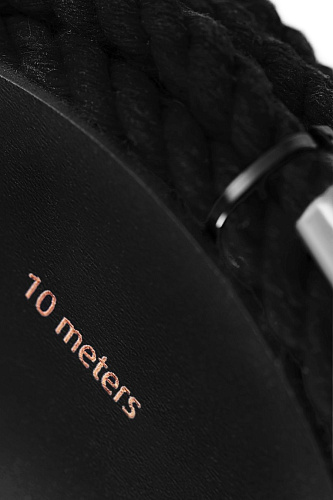 Веревка для шибари Pecado BDSM черная, 10&nbsp;м