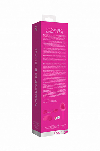 БДСМ-набор Introductory Bondage Kit №2, розовый