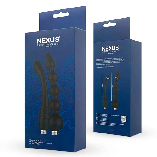 Анальный душ Nexus Advanced, 2 насадки