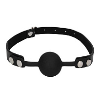 Кляп-шарик Ouch! Black & White Silicone Ball Gag