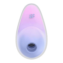 Вакуумный стимулятор клитора с вибрацией Satisfyer Pixie Dust, фиолетовый / розовый