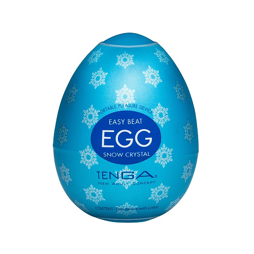 Мини-мастурбатор яйцо Tenga Egg Snow Crystal