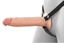 Полый страпон на ремнях X-Tensions Elite, 22.9 см