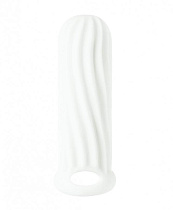 Насадка-утолщитель Homme Wide White, для длины пениса 11-15 см