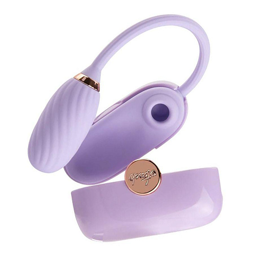 Вакуумный стимулятор с&nbsp;виброяйцом OTOUCH Louis Vibrate, фиолетовый