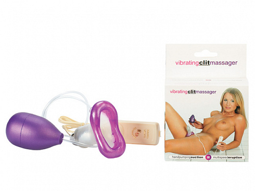 Вакуумная вагинальная вибропомпа для клитора Gopaldas Vibrating Clit Massager