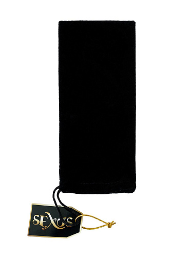 Стеклянная анальная пробка с&nbsp;белым хвостиком