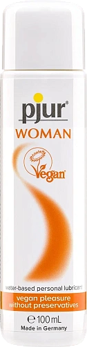Водный вагинальный лубрикант Pjur Woman Vegan, 100 мл