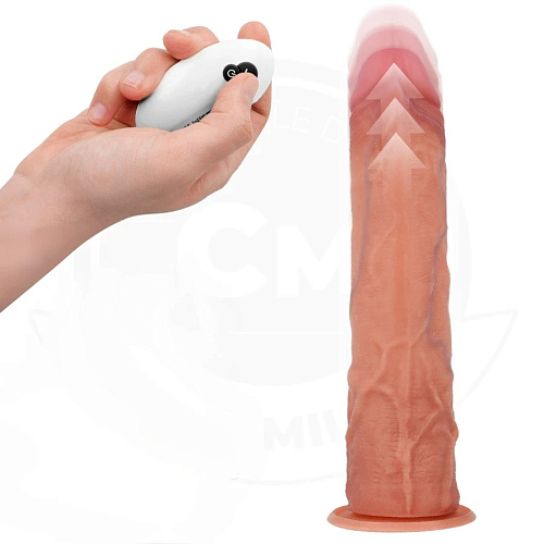 Фрикционный фаллоимитатор на&nbsp;пульте Cock Miller 21.5&nbsp;см