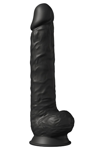 Большой фаллоимитатор Adrien Lastic SileXD Model 7, 38 см, черный