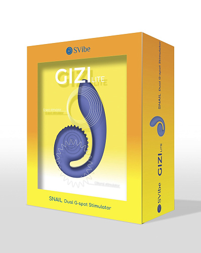 Инновационный вибратор SVibe GIZI Lite, голубой