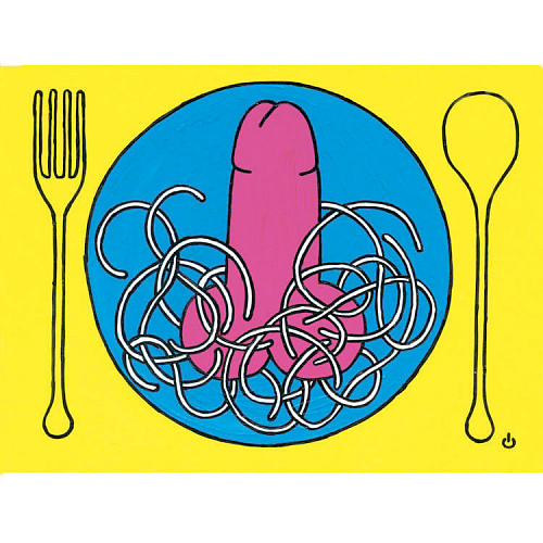 Секс открытка Спагетти