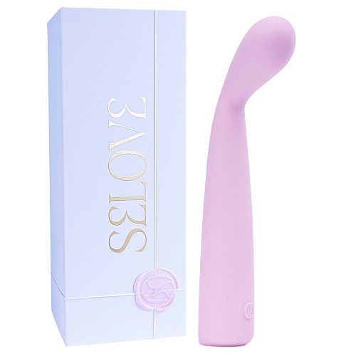 Вибратор для G&nbsp;точки Selove TouchBend, розовый