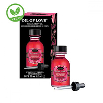 Согревающее масло для орального секса KamaSutra Oil of Love Клубничные грезы, 22 мл