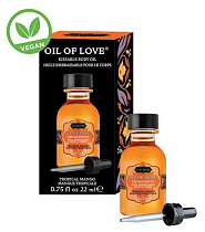 Согревающее масло для орального секса KamaSutra Oil of Love Тропическое манго, 22 мл