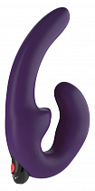 Страпон безремневой с вибрацией ShareVibe (FunFactory) фиолетовый